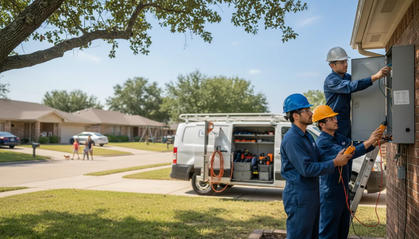 Certified electrician providing emergency electrical services in Alledonia, OH